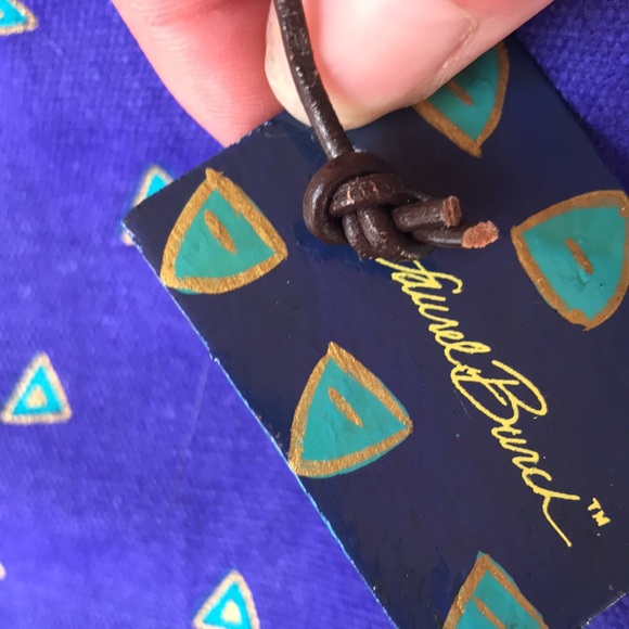 Laurel Burch sequins embellished canvas bag - Picture 7 of 11